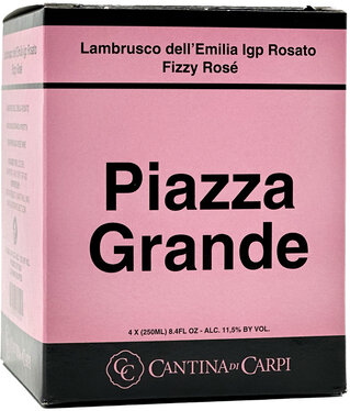 Cantina Di Carpi Modena Piazza Grande Spumante Rosato