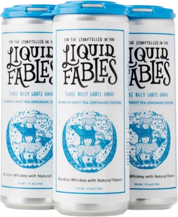Liquid Fables Three Billy Goats Gruff Bourbon Sweet Tea Cocktail