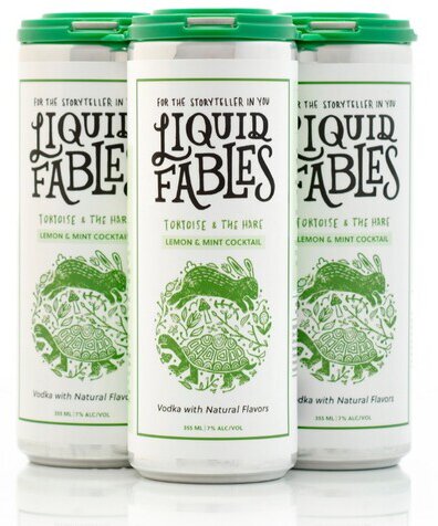 Liquid Fables Tortoise & The Hare Lemon And Mint Cocktail Cocktail