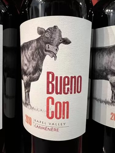 Bueno Con Carmenere Rapel Valley Chile