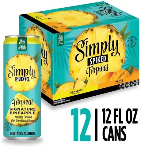 Simply Spiked Tropical Variety Pack