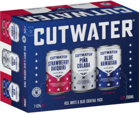 Cutwater Red White Blue Cocktail Pack