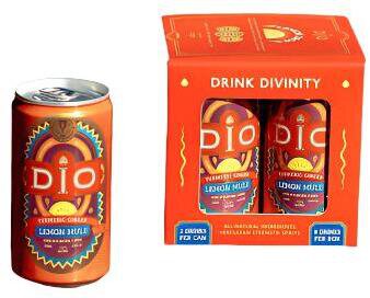 Dio Canned Cocktails Turmeric Ginger Lemon Mule