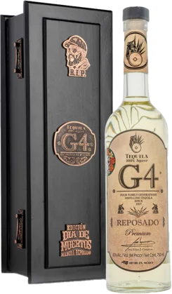 G4 Tequila Madera Reposado Tequila 100 De Agave Edicion Dia De Muertos