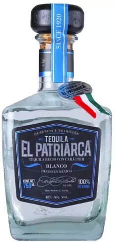 El Patriarca Tequila Blanco 750ml