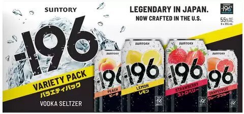 Suntory -196 Vodka Seltzer Variety Pack