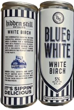 Hidden Still Blue & White White Birch