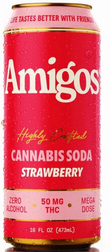 Amigos Cannabis Soda Strawberry