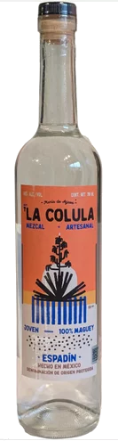 La Colula Mezcal Artesanal Espadin Joven 750 Ml