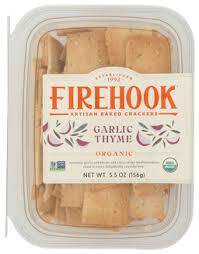 Firehook Garlic Thyme Crackers