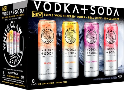 White Claw Vodka & Soda Variety 8pk