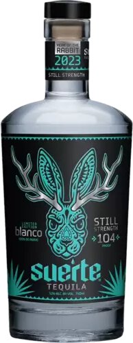 Suerte Tequila Limited Edition Still Strength Blanco 104 Proof