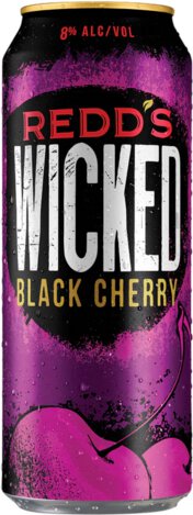 REDDS WICKED BLACK CHERRY 24OZ CANS