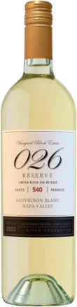 Vineyard Block Estates - Block 026 Napa Valley Sauvignon Blanc