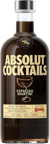 Absolut Cocktails Espresso Martini