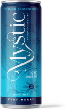 Mystic Very Berry 15mg THC Sparkling Water
