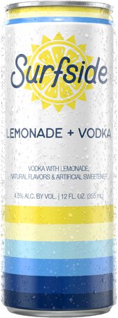Surfside Lemonade & Vodka (Non-Carbonated), 4-Pack CANS