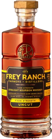 Frey Ranch Uncut Farm Cask Strength Straight Bourbon Whiskey