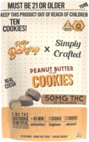 Retro Bakery Peanut Butter Filled Cookies 5mg THC