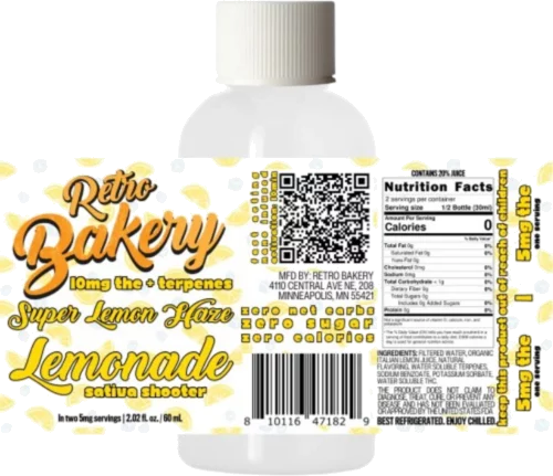 Retro Bakery Shot Lemon Haze 10mg THC