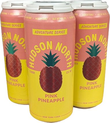 Hudson North Cider Co Pink Pineapple Hard Cider