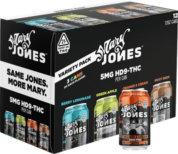 Mary Jones Variety Pk THC Infused Soda