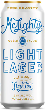 Zero Gravity Mclighty's Light Lager Canned