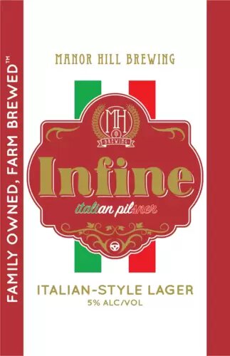 Manor Hill Infine Italian Pilsner