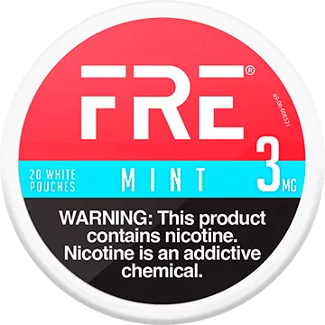 Fre Mint Nicotine Pouches 3mg