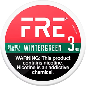 Fre Wintergreen Nicotine Pouches 3mg