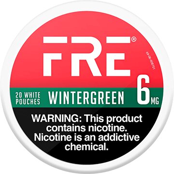Fre Wintergreen Nicotine Pouches 6mg