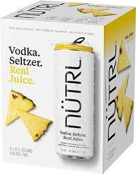 Nutrl Pineapple Vodka Soda 4 Pack