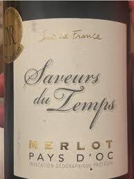 Saveurs Du Temps Merlot 2022 750ml