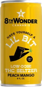 8th Wonder Lil Bit Peach Mango 2mg Cans 6/4/8oz