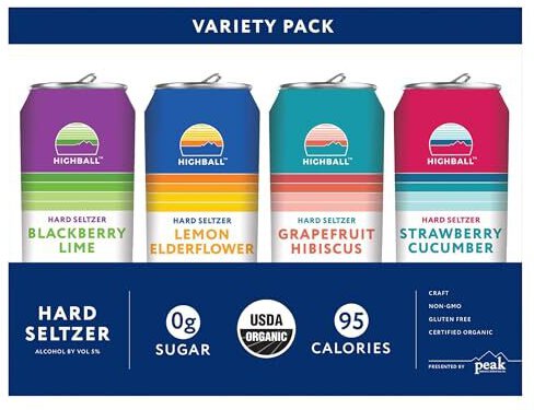 Peak Highball Selzter Variety 12pk