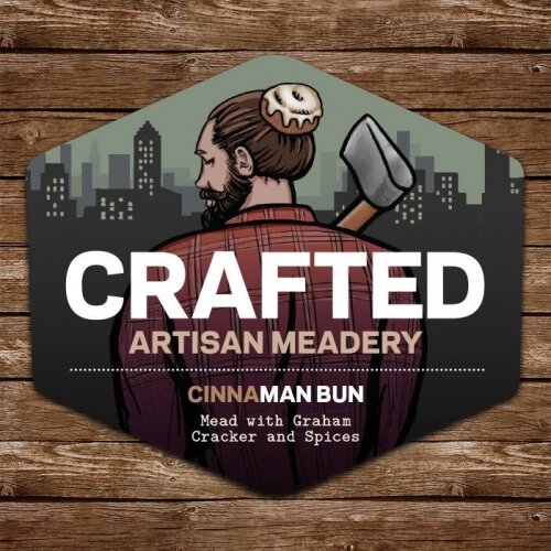 Crafted Artisan Meadery Cinnaman Bun Session Mead