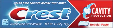 Crest Fluoride Anticavity Toothpaste Cavity Protection Regular Paste