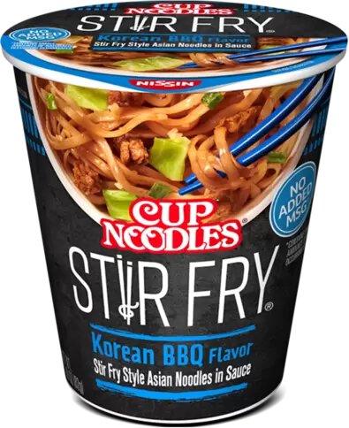 Cup Noodles Stiir Fry Korean Bbq Flavor
