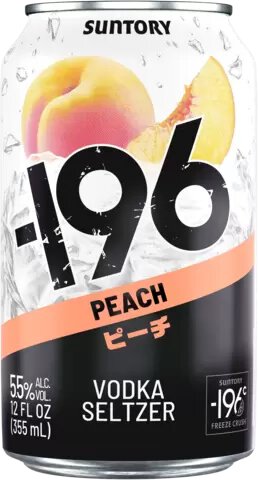 196 Suntory Peach Vodka Seltzer