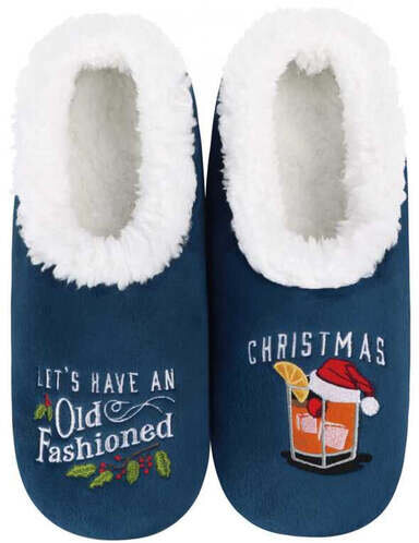 Snoozies Let's Have an Old Fashioned Christmas Slippers