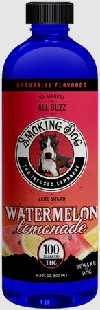 Smoking Dog Watermelon THC Infused Lemonade