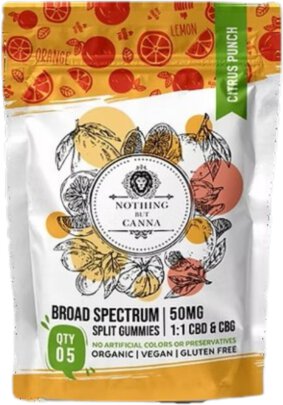 Nothing But Hemp Citrus Rush Gummies 2.5mg THC