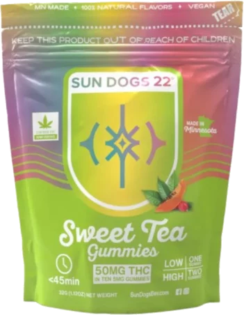Sun Dogs Sweet Tea Gummies 5mg THC