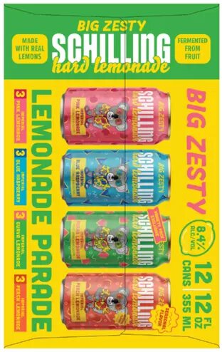 Schilling Cider Big Zesty Lemonade Variety Pack