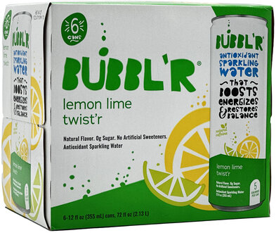 Bubblr Lemon Lime 6 pk