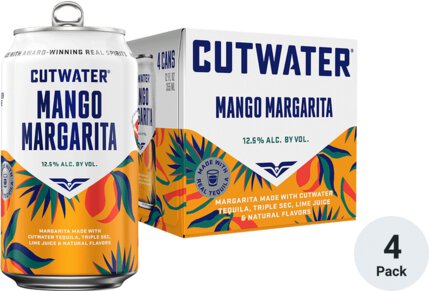 CUTWATER SPICY MANGO MARGRITA 4PK CAN