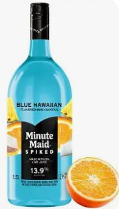 Minute Maid Spiked Blue Hawaiian