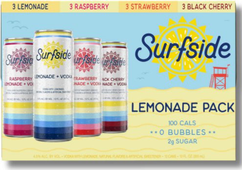 Surfside Lemonade Vodka Soda Variety Pack