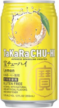 Takara Chu Hi Lemon Soju Highball Cocktail