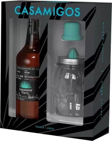 Casamigos Anejo Tequila With Mason Jar Juicer Gift Set